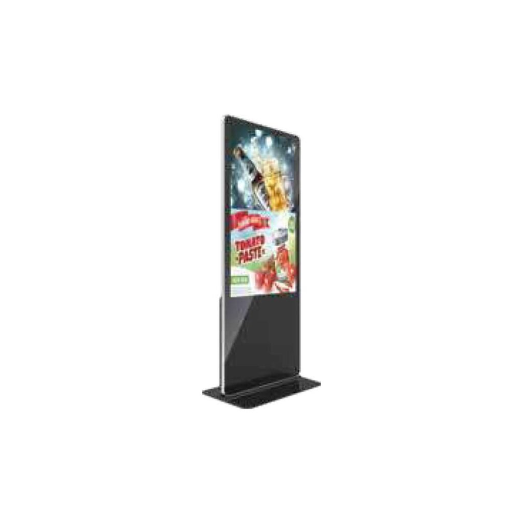 Indoor floor-standing digital signage kiosk