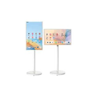 Portable smart display with adjustable floor stand