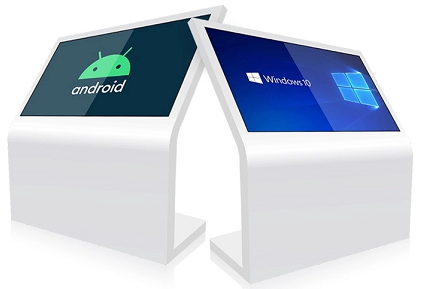 21.5-inch L-Shaped Touchscreen Kiosk